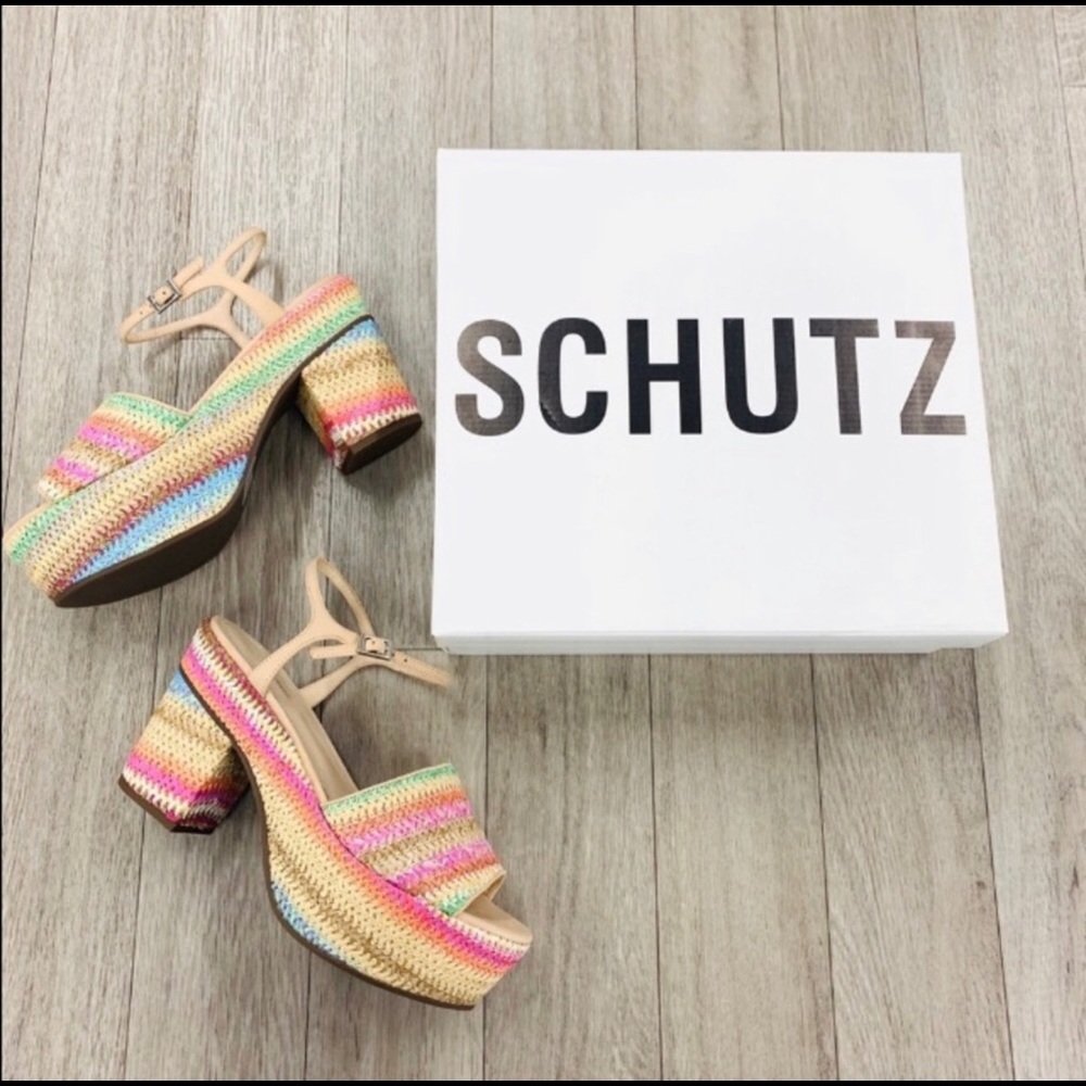 SCHUTZ Ziquiele Platform Sandals